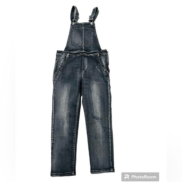 IKKS***Black Overalls ***Size 12A $88 EUC - Picture 1 of 4